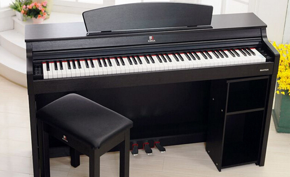 正品MAYGA美嘉电钢琴MH-1088键重锤成人电子数码智能钢琴